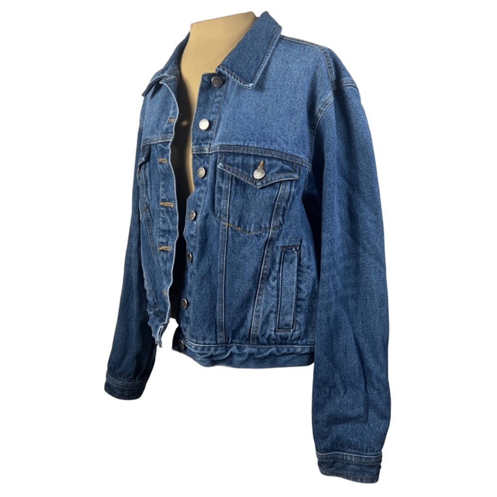 Buffalo David Bitton Jean Jacket w/ Colorful Tassels on Back